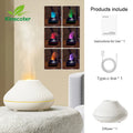 Kinscoter Volcanic Aroma Diffuser Essential Oil Lamp 130ml USB Portable Air Humidifier