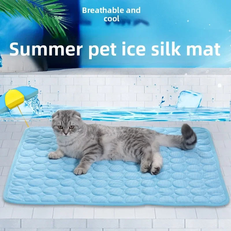 Cooling Pet Mat – Washable Summer Cooling Pad for Dogs & Cats