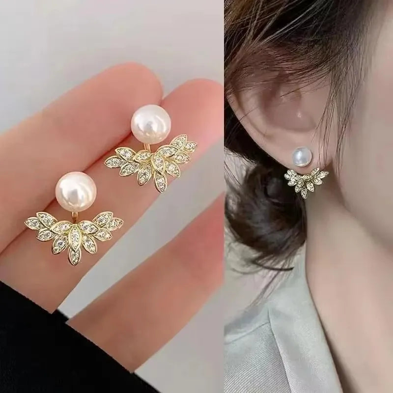 2026 Trending Luxury Crystal Cross Stud Earrings