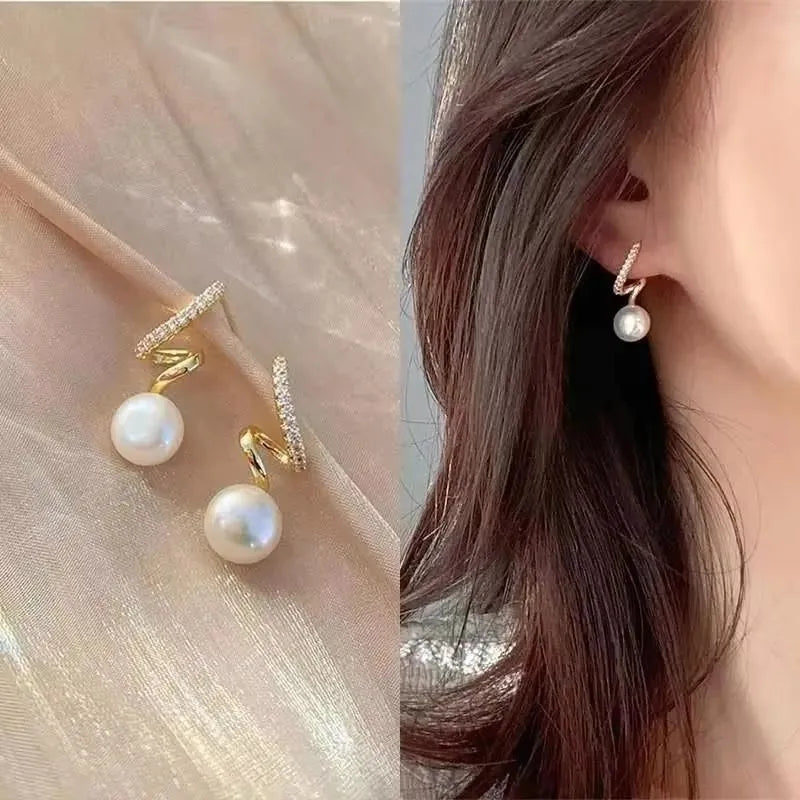 2026 Trending Luxury Crystal Cross Stud Earrings