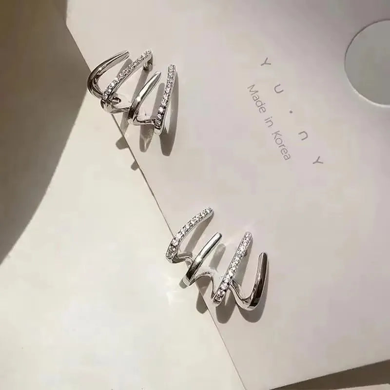 2026 Trending Luxury Crystal Cross Stud Earrings