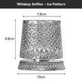 1PCS Whisky Glass 360 Degree Rotating Crystal Unique Gift for Men