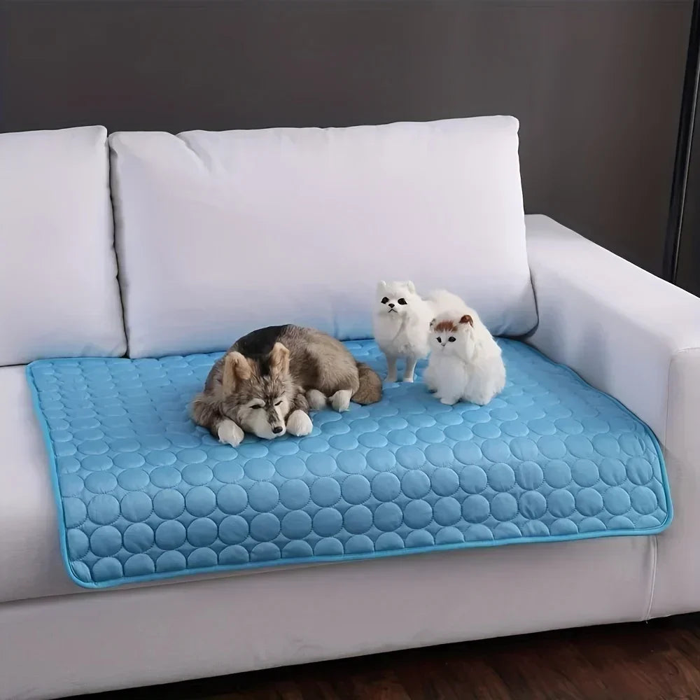 Cooling Pet Mat – Washable Summer Cooling Pad for Dogs & Cats