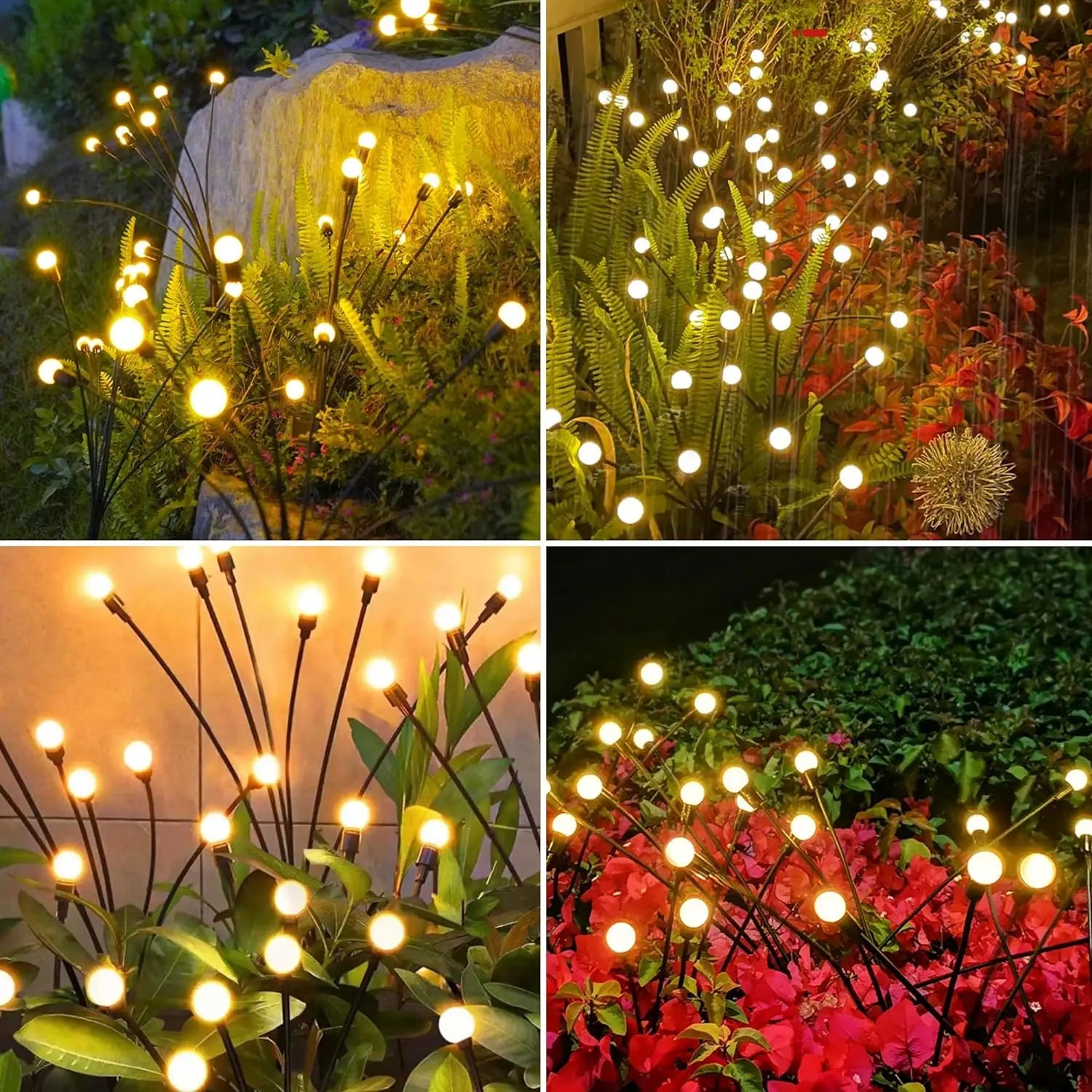 Solar Firefly Garden Lights – Waterproof Swaying LED Outdoor Lights