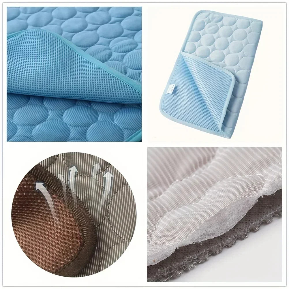 Cooling Pet Mat – Washable Summer Cooling Pad for Dogs & Cats